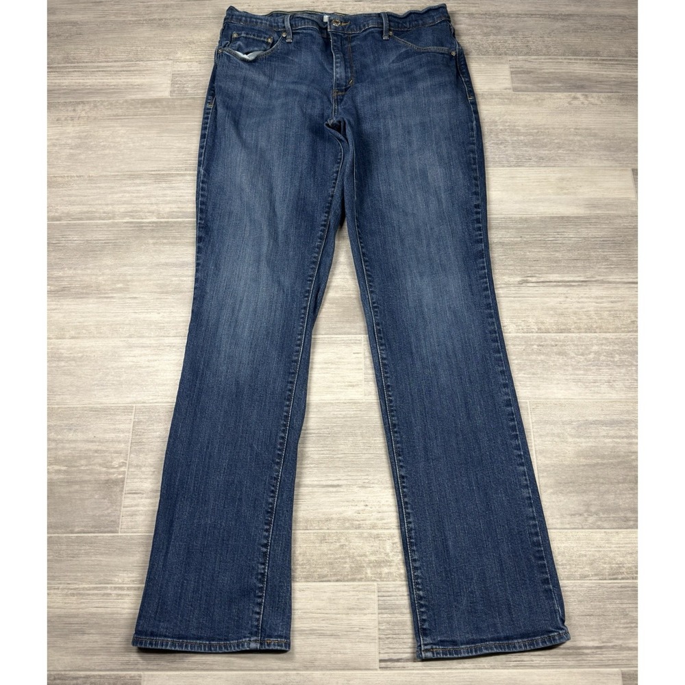 Levis Jeans Men's 31 Blue Denim 505 Regular Straight Zip Fly Pants Size 32 x 31